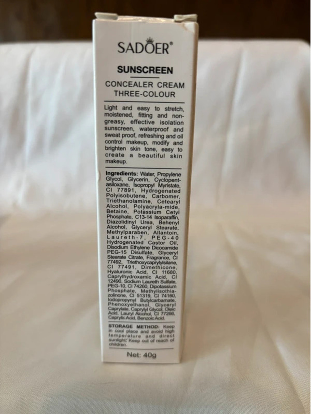 Concealer Cream Tri-Color with sunscreen - Picture 4 of 4
